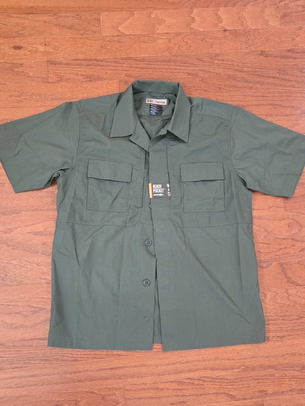 5.11 Tactical Short Sleeve Button-Down Shirt - Olive Green NWOT